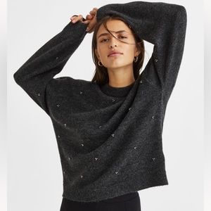 H&M Beaded Sweater